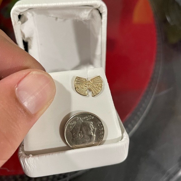 14K Wu Tang Ear rings. Wu wear. RZA. Gza. Method man. Ghost face killa. Raekwon - Picture 7 of 7